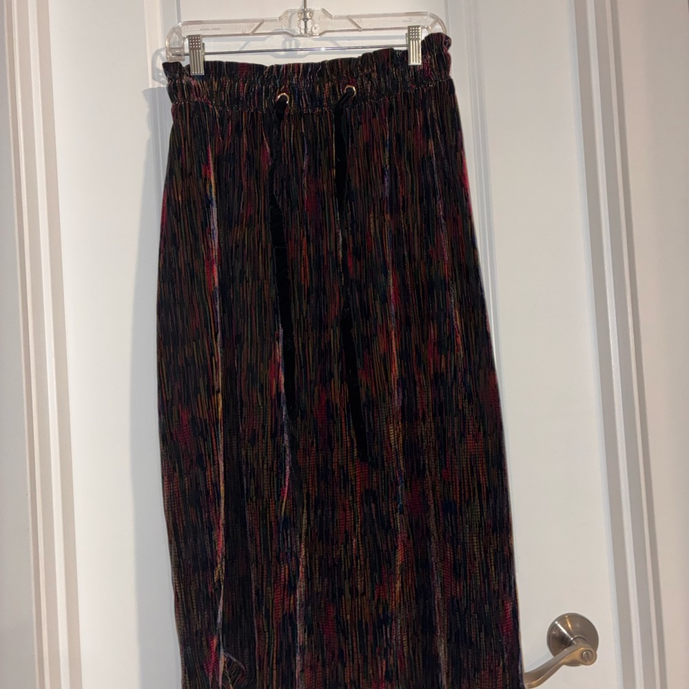 Antik Batik Black and Red Maxi Skirt